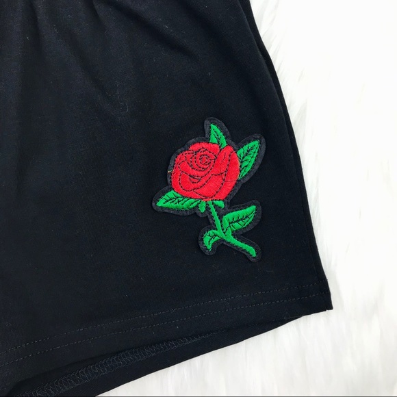 Little Girls 2 Piece Set Black Knot Top & Shorts 8 - Picture 3 of 13